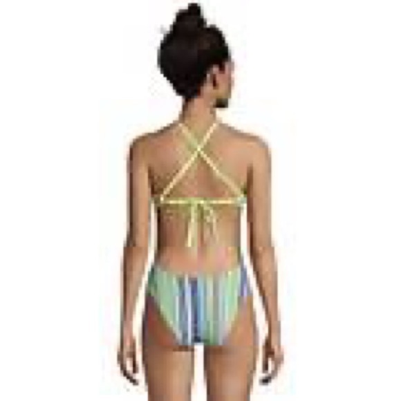 Speedo Women's Printed Tie Back One Piece Training Swimsuit. Sz. 6/32. #0075 - Picture 4 of 10